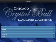 Tablet Screenshot of chicagocrystalball.com